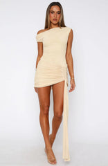 Make Them Jealous Mini Dress Butter