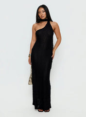 Lux Lace Maxi Dress Noir