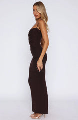 Break It Off Maxi Dress Espresso