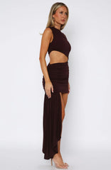 Smiling At You Mini Dress Plum