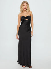 Faviola Strapless Maxi Dress Black